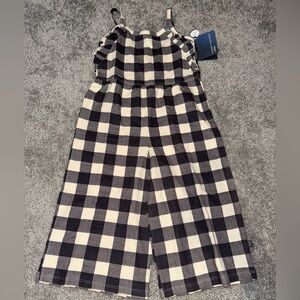 Modern Moments Buffalo Check Jumpsuit – Girls 4T NWT